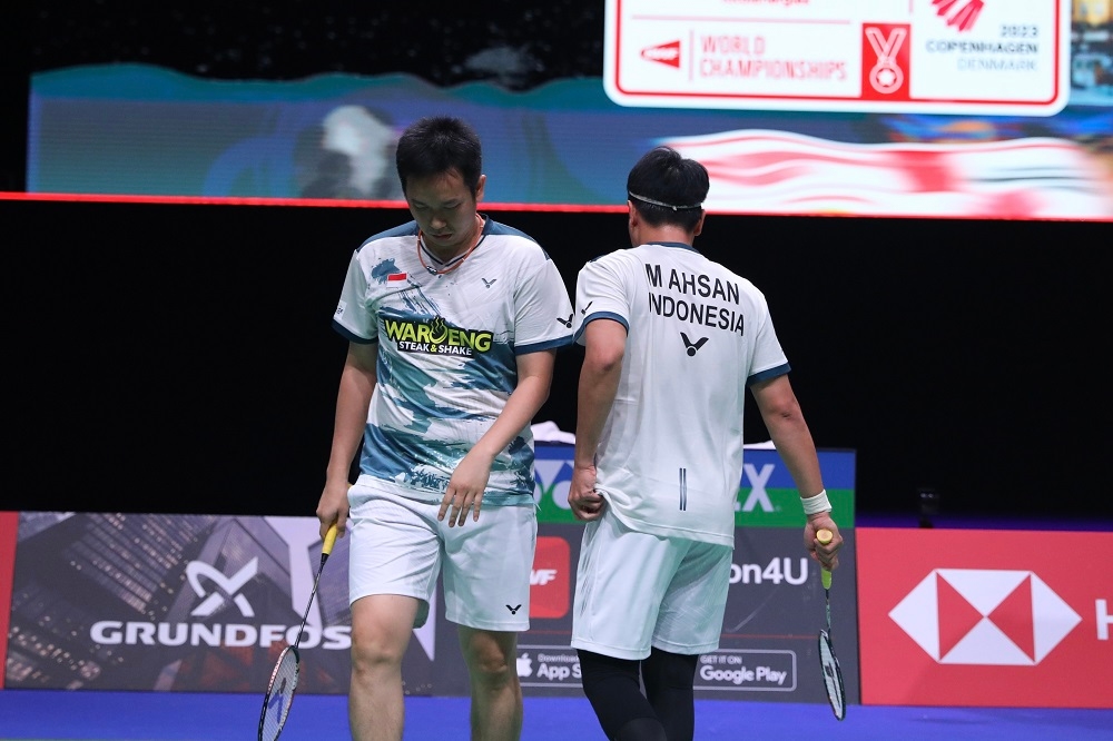 China Terbuka: Langkah Hendra/Ahsan Dihentikan Juara Dunia