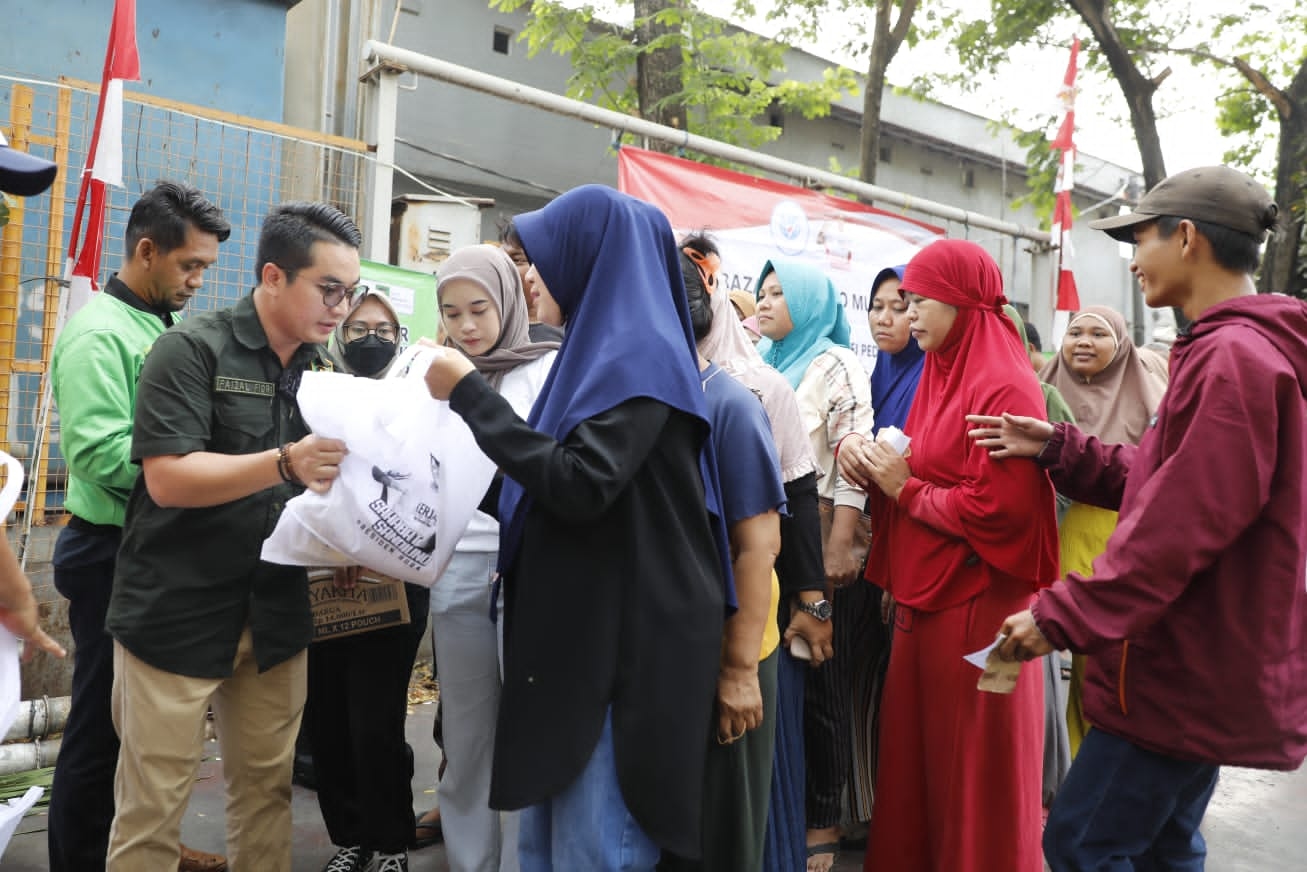 Bazar Sembako Murah: Aksi Kolaboratif Sahabat SandiUno Dan Pemuda Jakarta Utara Faizal Fiqri