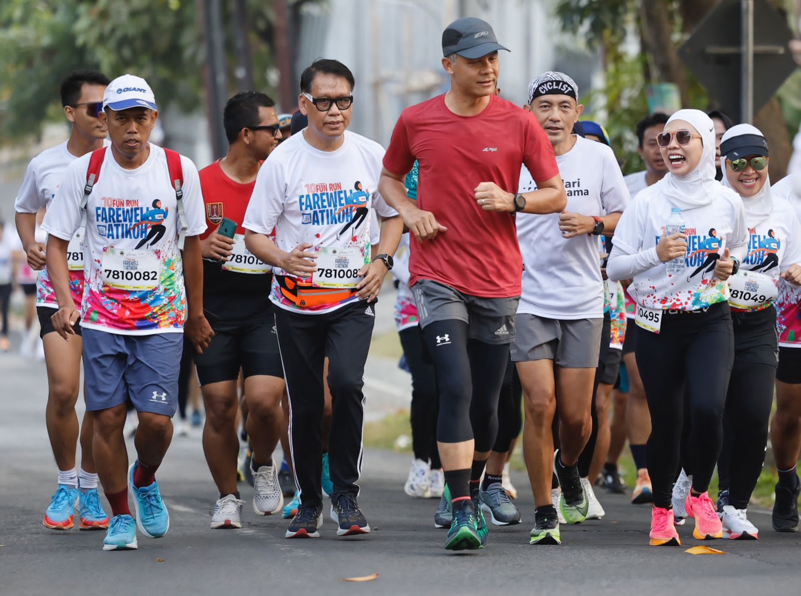 Jelang Purnatugas, 500 Pelari Di Jawa Tengah Gelar Farewell Untuk Ganjar Pranowo Dan Siti Atikoh