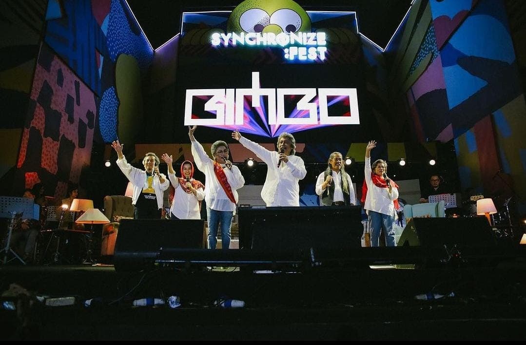 Penampilan Bimbo Bersama Yanti Bersaudara Di Hari Terakhir Synchronize Fest