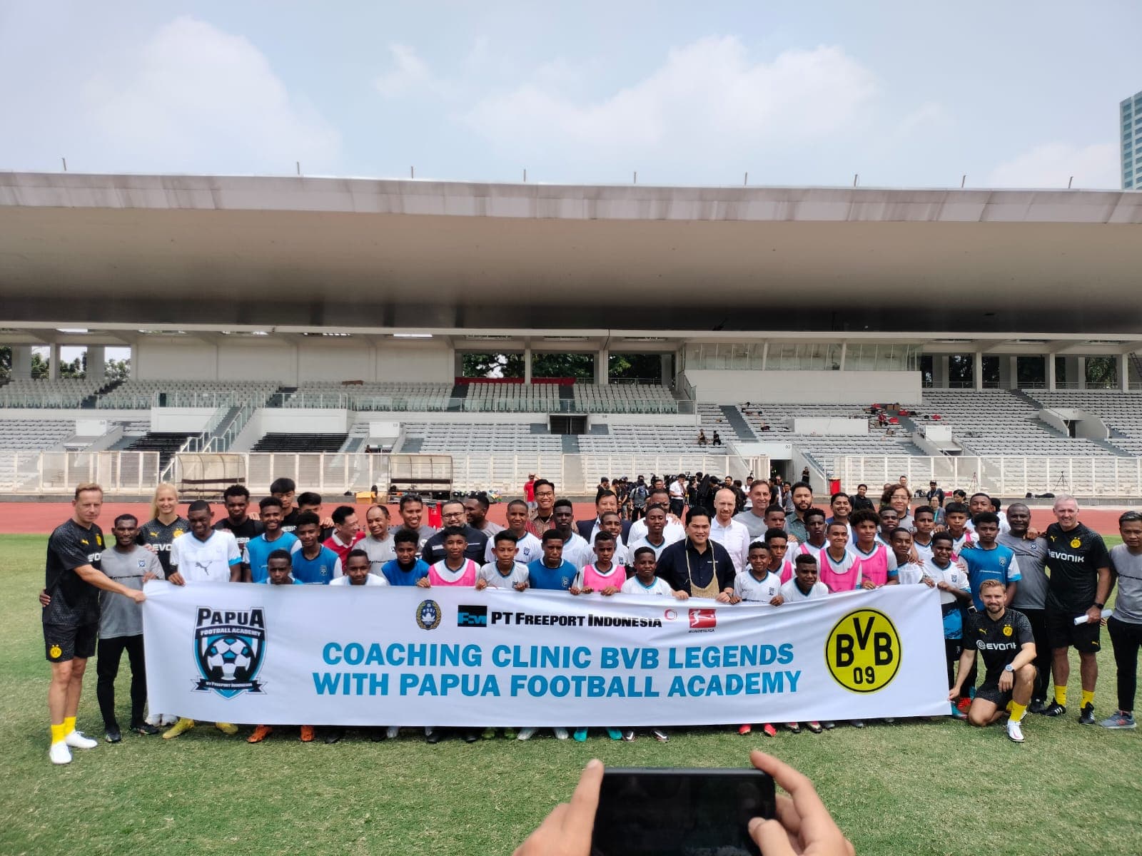 Erick Thohir Berharap Papua Football Academy Ciptakan Pesepakbola Pintar