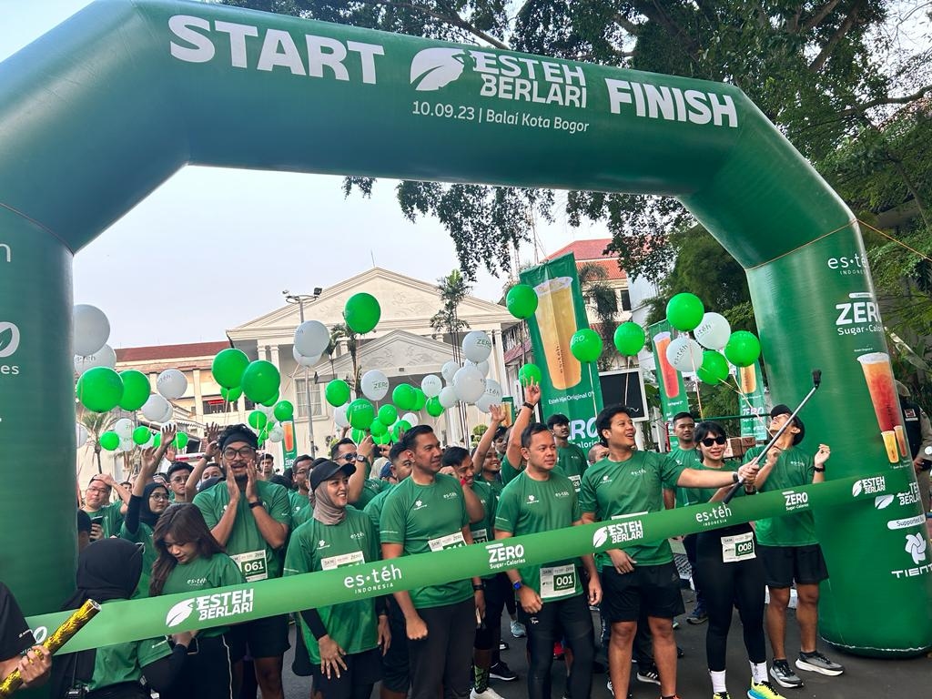 Keluarkan Rangkaian Minuman Baru, Esteh Indonesia Gelar Lari Di Bogor