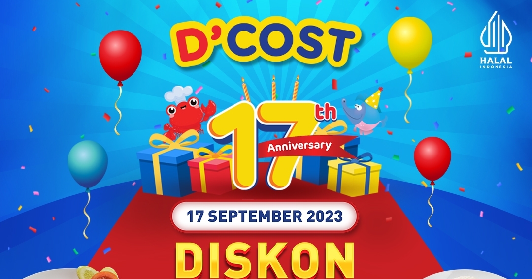 Ultah Ke-17, D’COST Hadirkan Diskon 50% Semua Menu