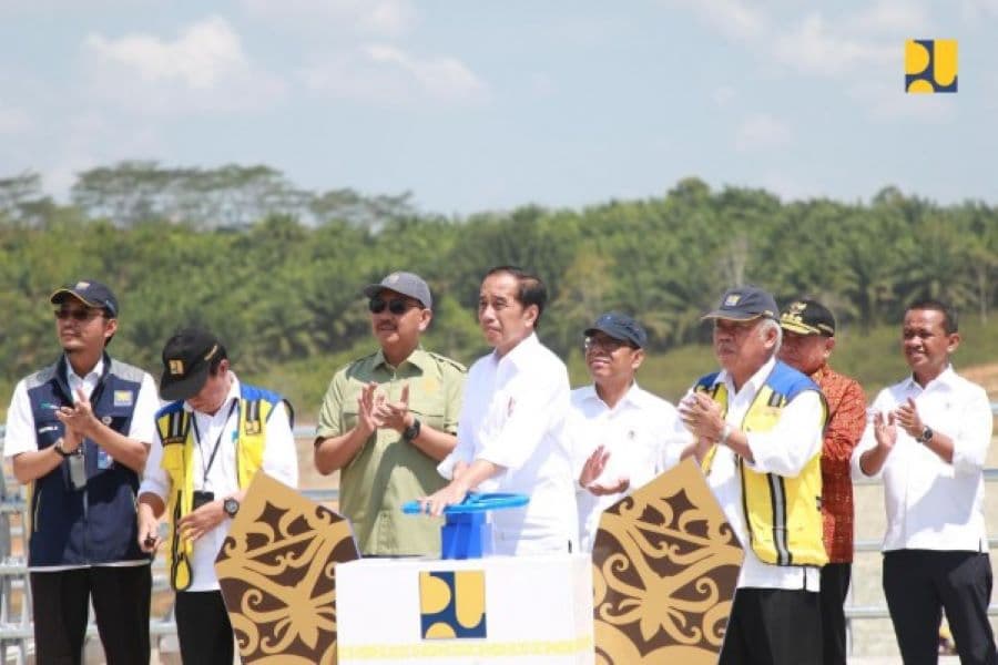 Bendungan Sepaku Semoi Di IKN Mulai Diairi