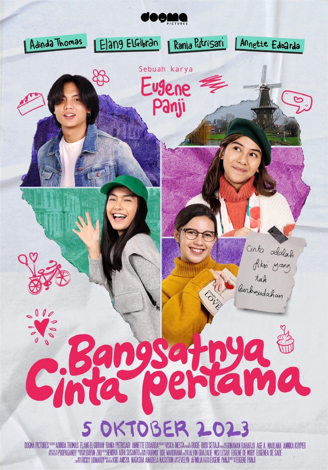 Adinda Thomas Dan Elang El Gibran Jadi Pasangan Di Film Bangsatnya Cinta Pertama