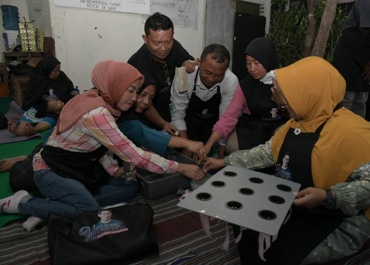Raditya Pemuda Perindo-UMKM Sahabat Sandi Bina Ratusan Warga Jaktim Pelatihan Hidroponik