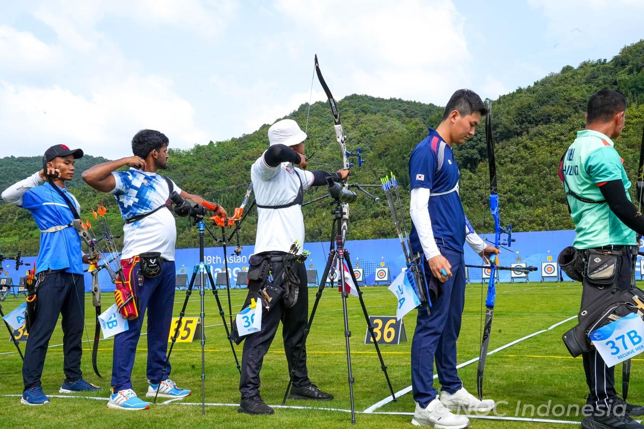Asian Games: Amankan 7 Perempat Final, Peluang Medali Panahan Terbuka