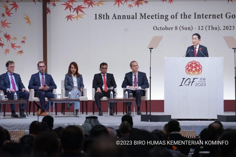 Wamenkominfo Di IGF Kyoto 2023: Pentingnya Kebijakan AI Dan Mitigasi Risiko