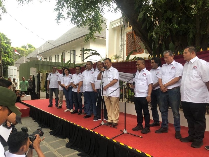 Dapat Dukungan Aktivis 98, Prabowo Yakin Rakyat Indonesia Ingin Persatuan