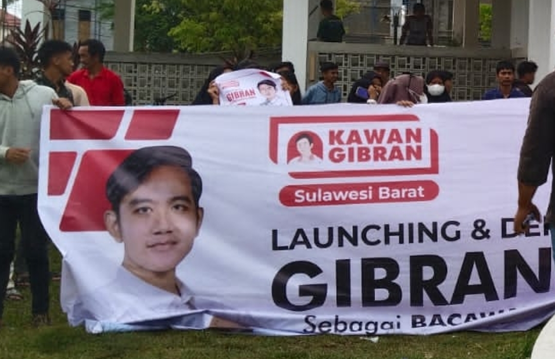 Santun Dalam Memimpin, Remaja Mamuju Deklarasikan Gibran Cawapres 2024