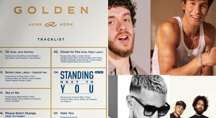 Daftar Penyanyi Yang Berpartisipasi Di Album GOLDEN JungKook, Ada Shawn Mendes Hingga Ed Sheeren