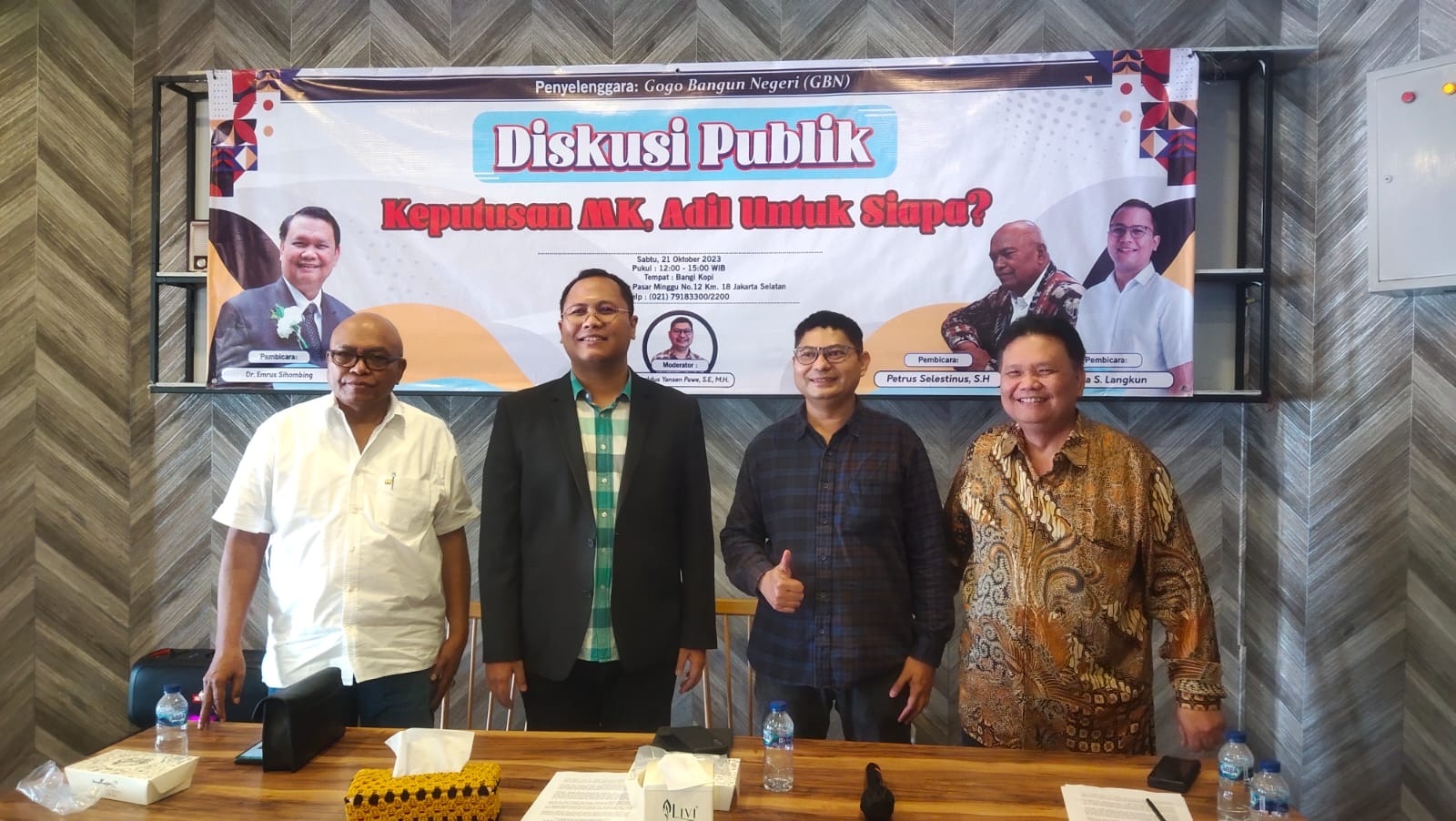 Kritik Putusan MK, Emrus Sihombing: Cerminan Kepentingan Politik Pragmatis Sosok Tertentu