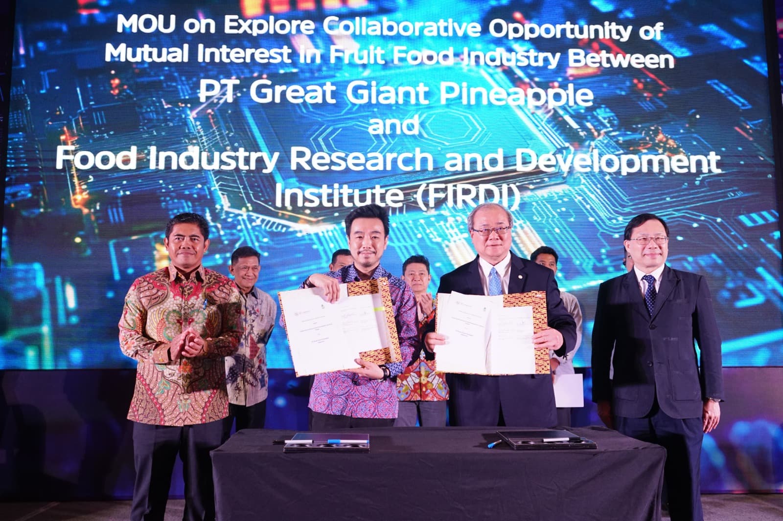 Great Giant Pineapple Teken Kerjasama Inovasi Produk Dengan FIRDI