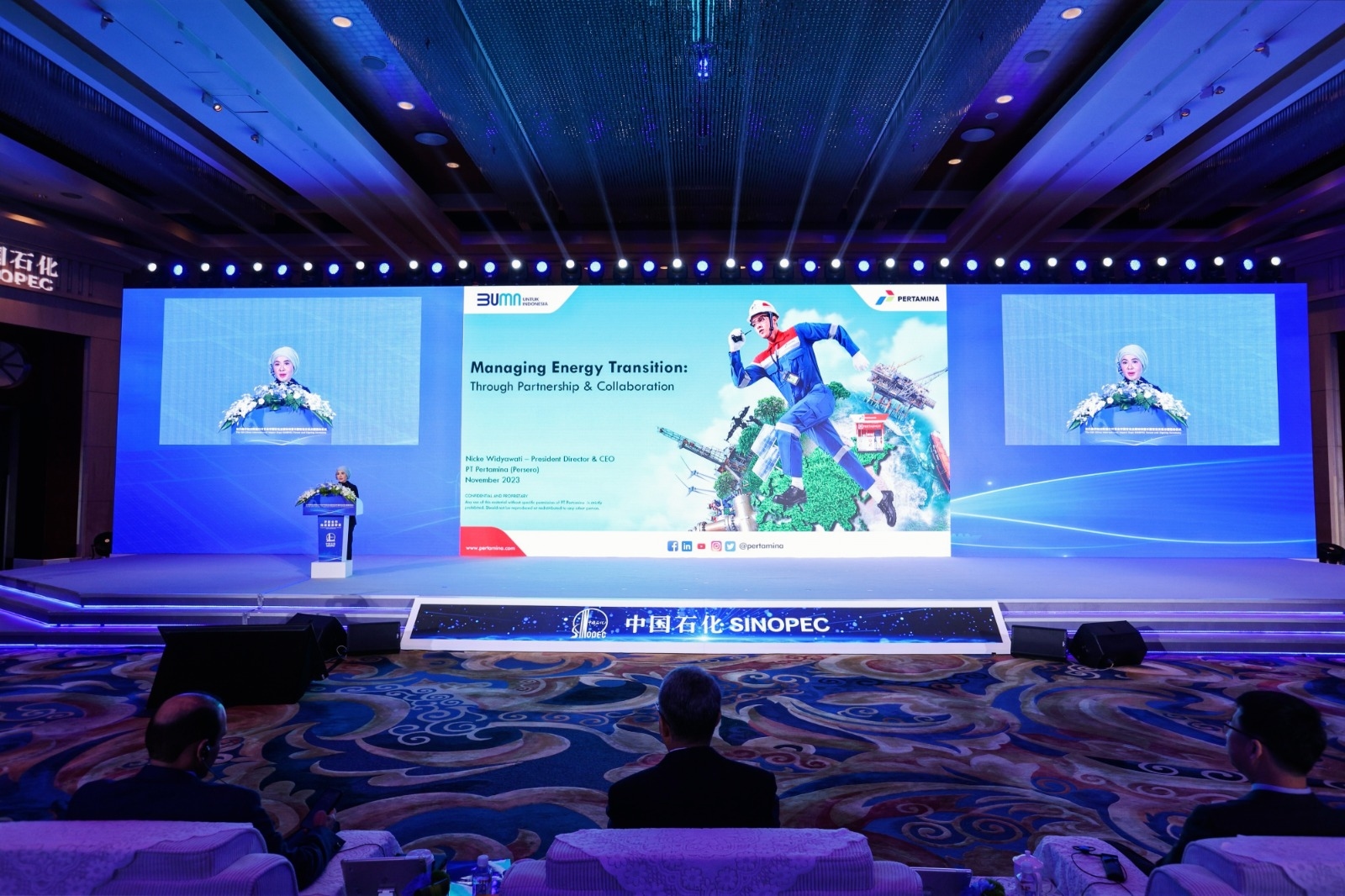 Perkuat Komitmen Transisi Energi, Pertamina Jalin Kerja Sama Dengan SINOPEC