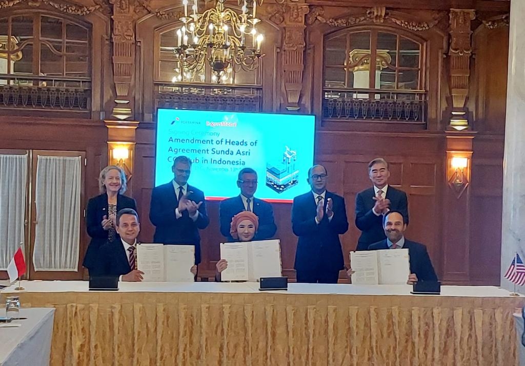 Pertamina-ExxonMobil Menjajaki Pengembangan Carbon Capture Storage Hub