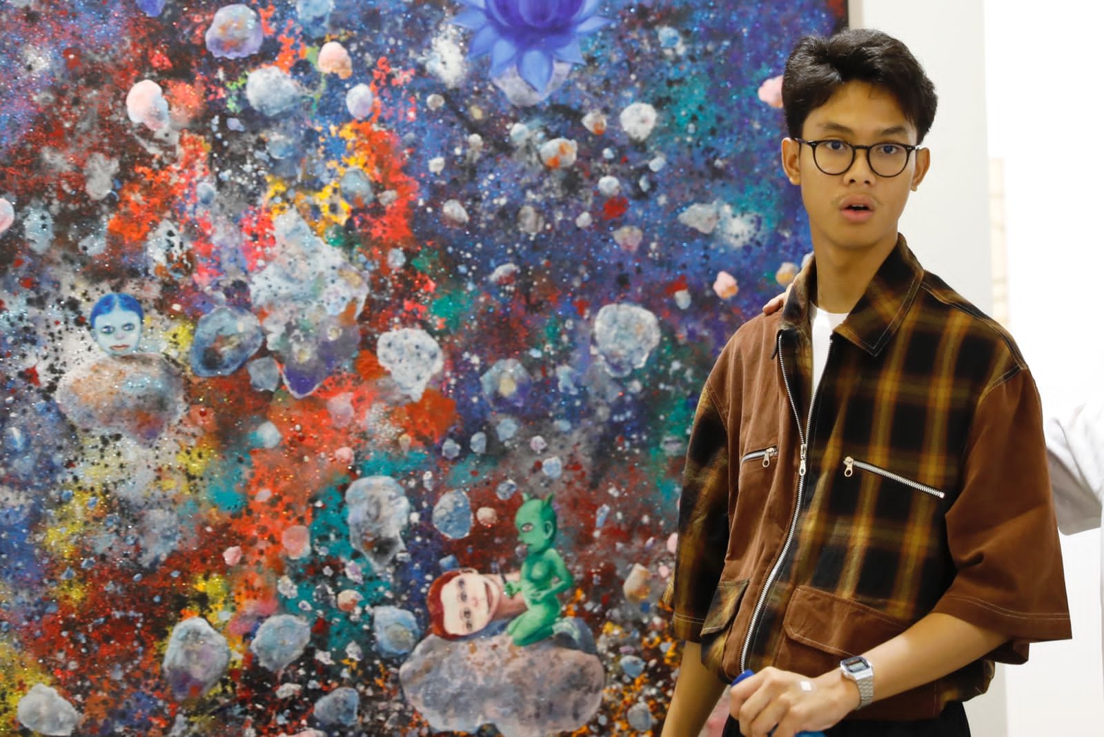 Alam Ganjar Kagumi Beragam Karya Seni Di Art Jakarta 2023