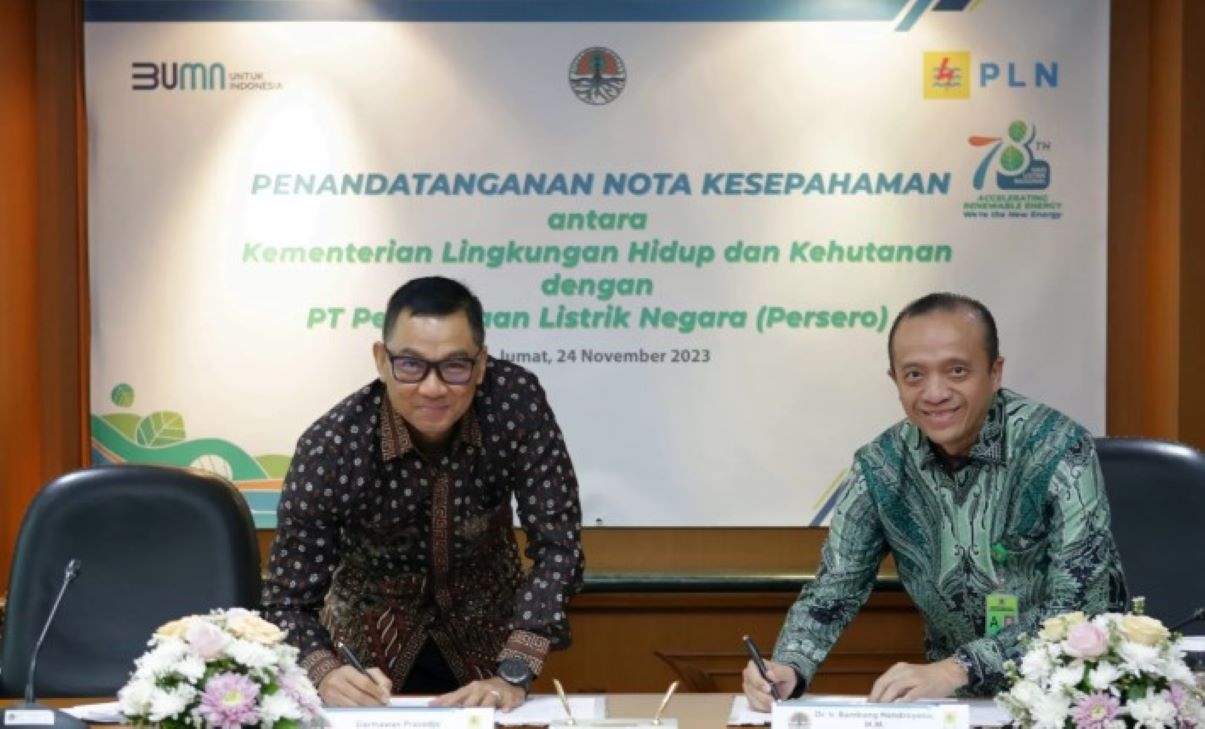 PLN Gandeng KLHK Genjot Penggunaan EBT