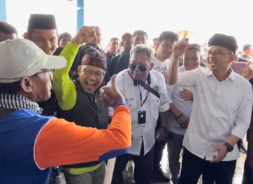 Momen Lucu Gus Imin dan Kiai Maman Adu Lelang Ikan Nelayan