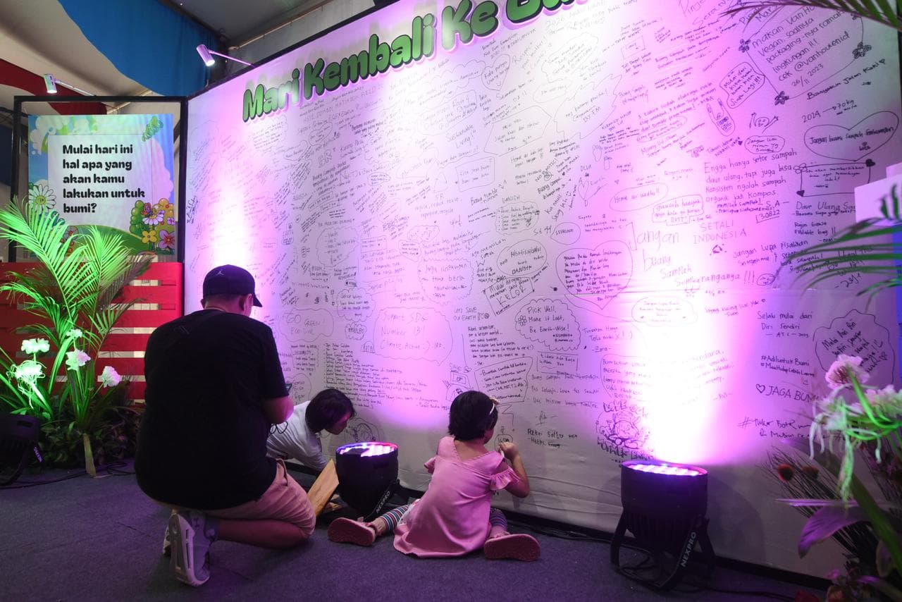 Wujud Sustainable Living, Produk Daur Ulang Ramaikan Eco RunFest 2023