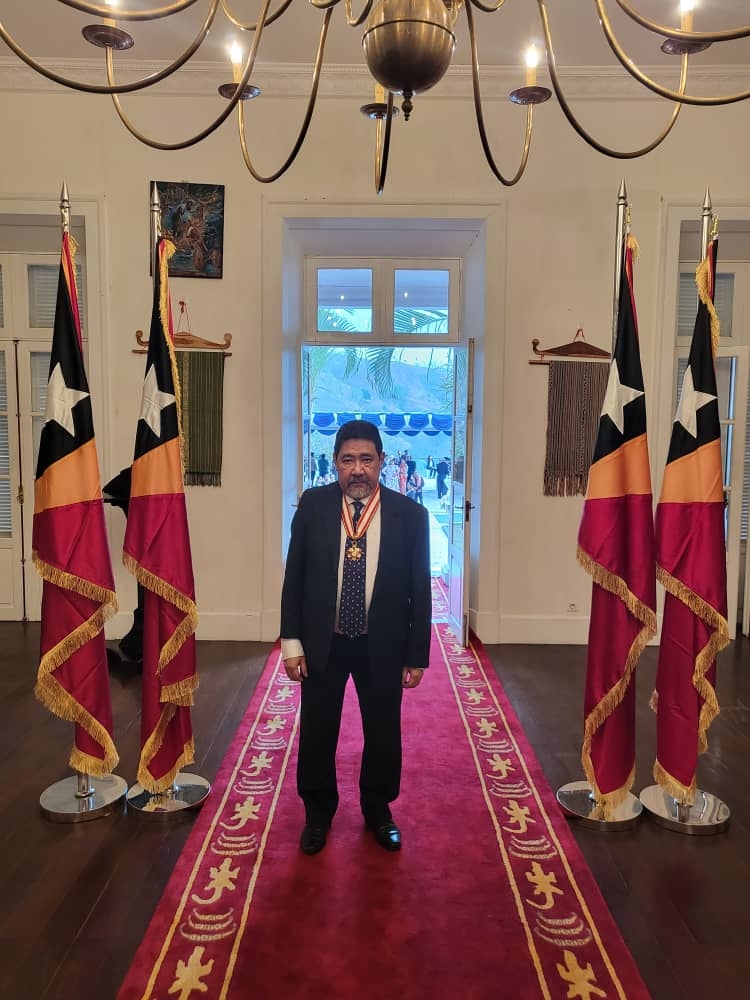 Hendardi Terima Medali Kehormatan Dari Timor Leste