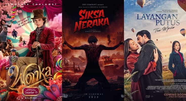 12 Rekomendasi Film Bioskop Desember 2023, Cocok Untuk Hiburan Akhir Tahun Bersama Keluarga!