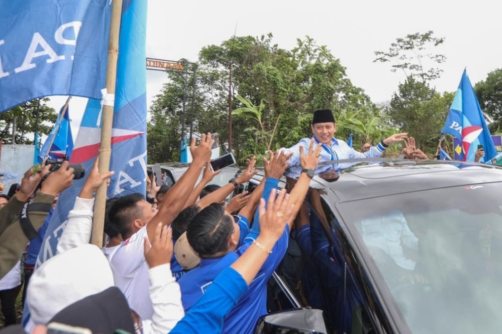 Jor-joran Kampanyekan Prabowo, AHY: Jangan Kasih Kendor