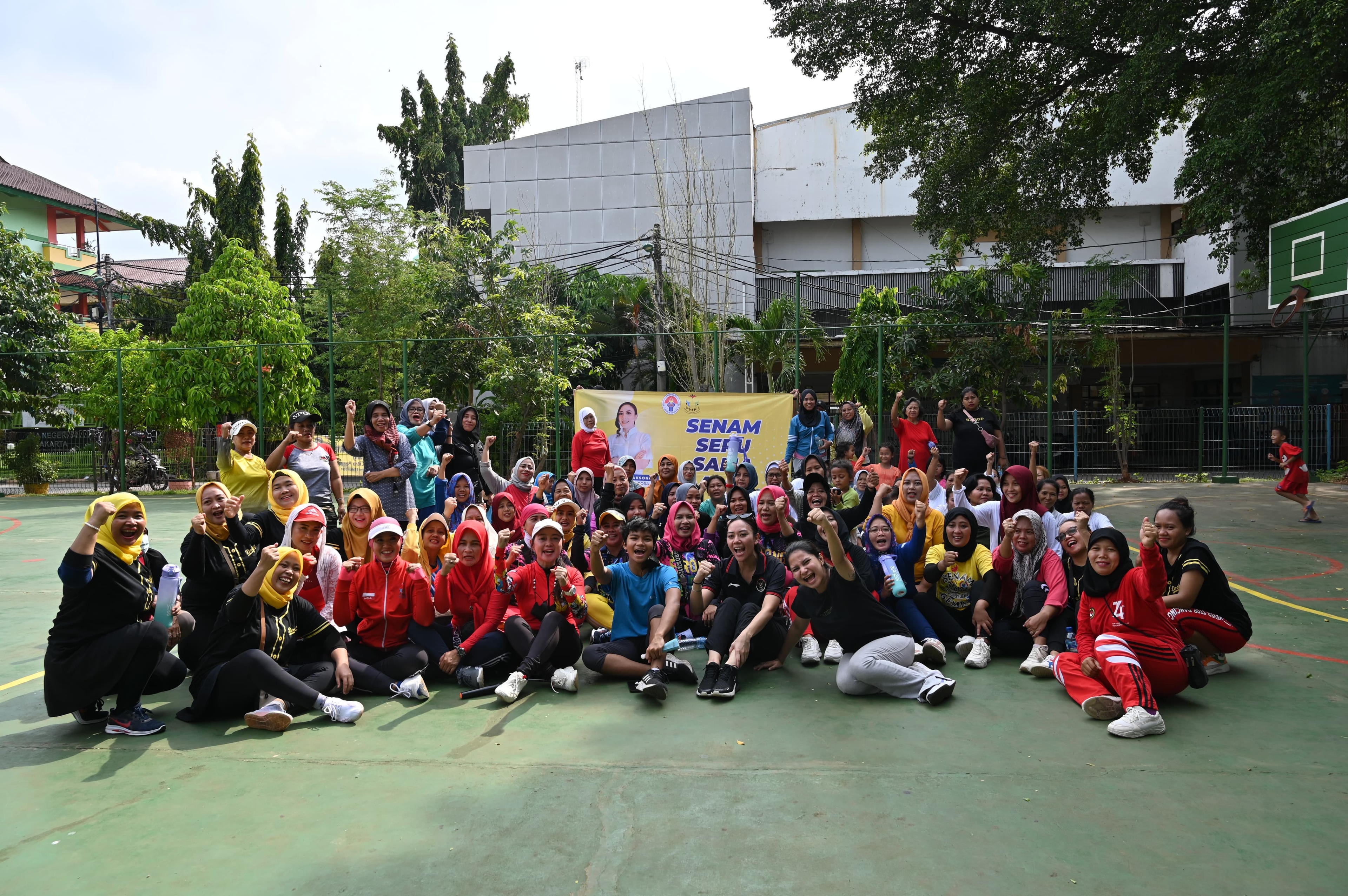 Alia Laksono Gelorakan Semangat Natal dan Tahun Baru dengan Senam Seru Bersama Kemenpora