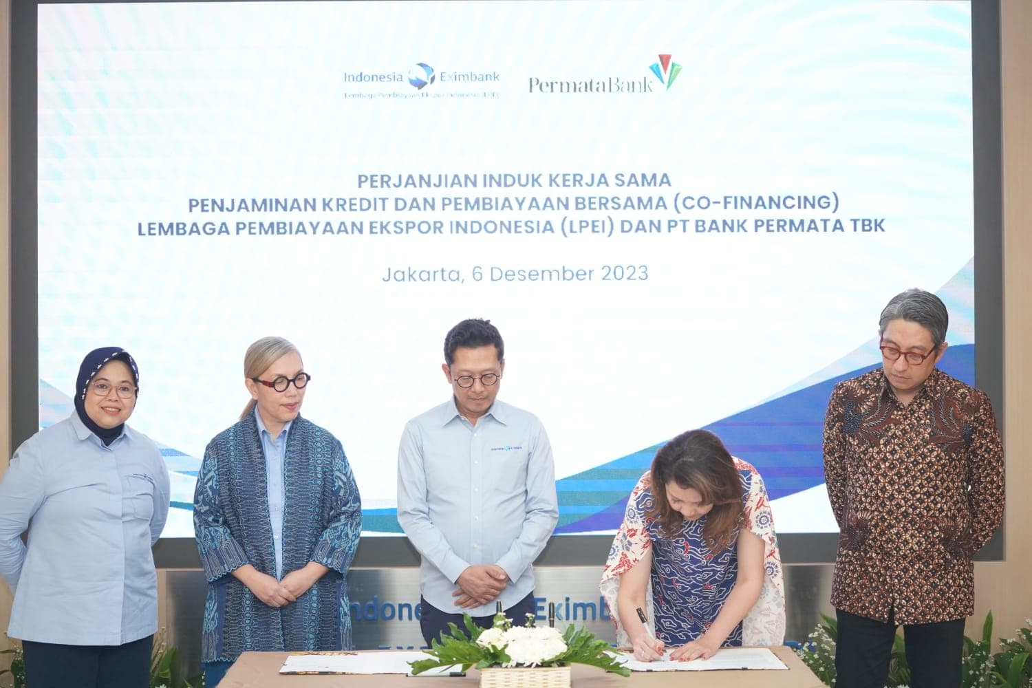 Bank Permata Gandeng LPEI Kerja Sama Cofinancing