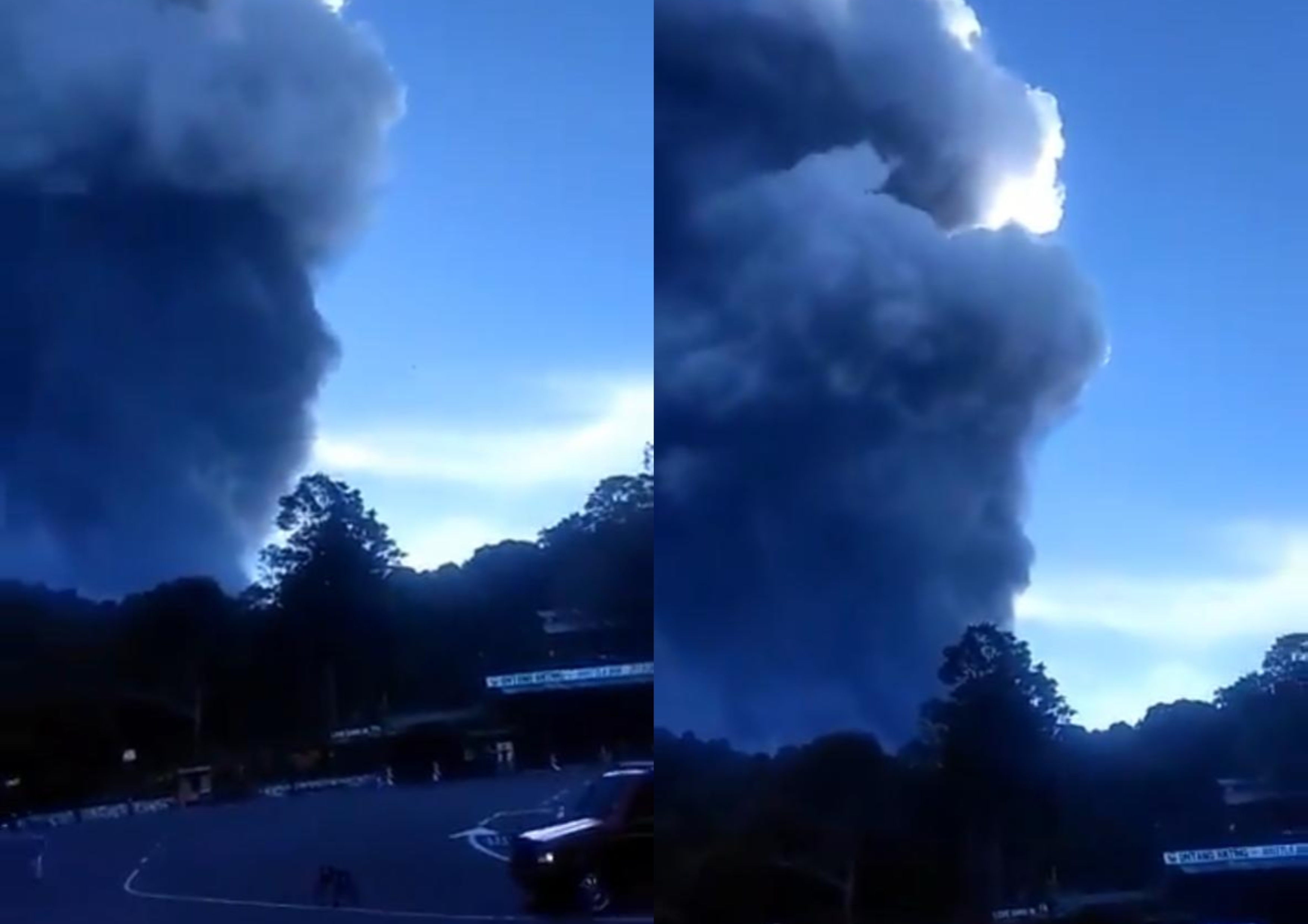 Viral! Video Erupsi Gunung Tangkuban Parahu Ternyata Ini Faktanya