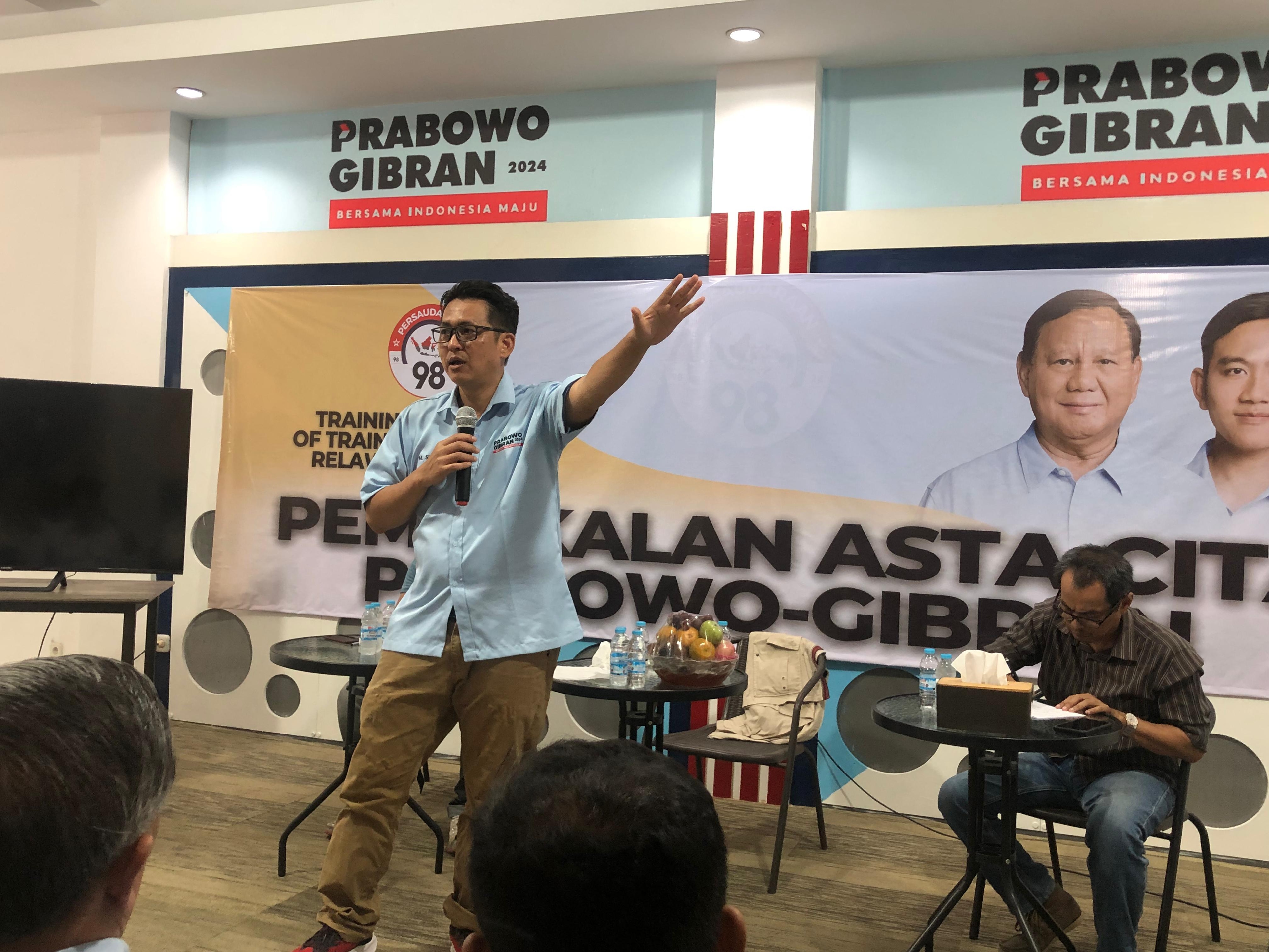 Gelar Pelatihan ke Relawan, Dewan Pakar TKN Prabowo-Gibran Sosialisasikan Program Food Estate