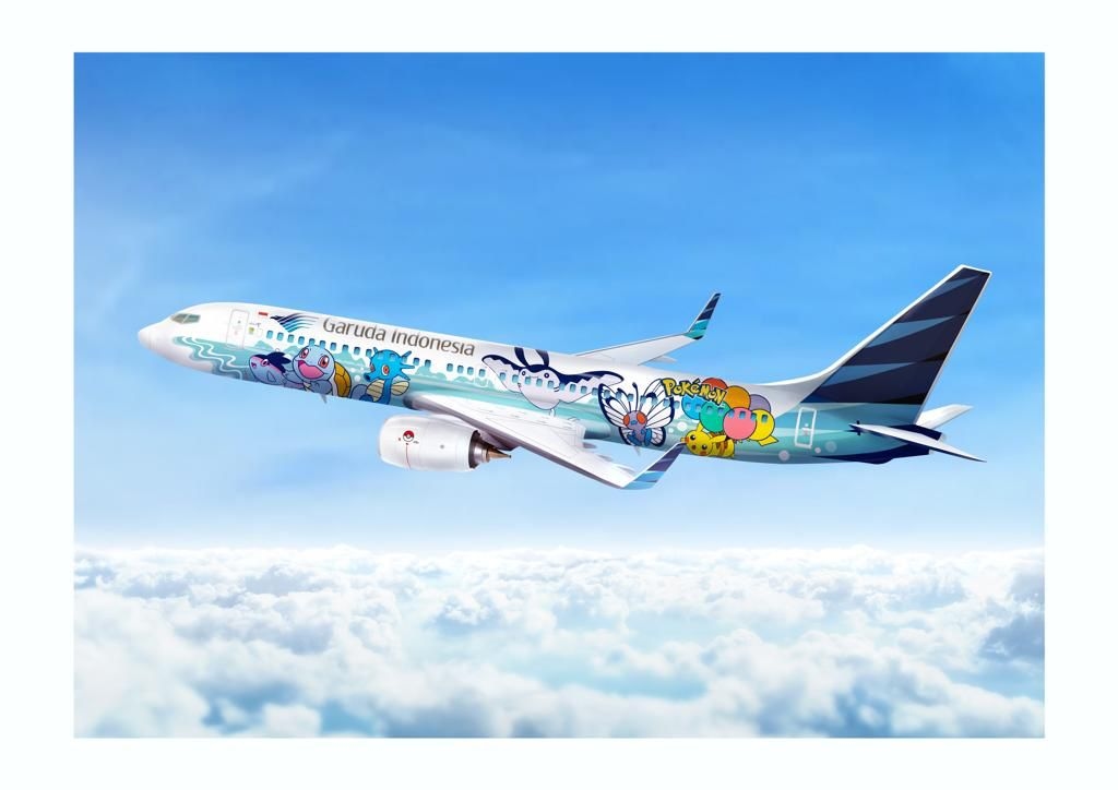 Garuda Indonesia Gandeng The Pokemon Company Luncurkan Desain Livery Tematik Pikachu Jet