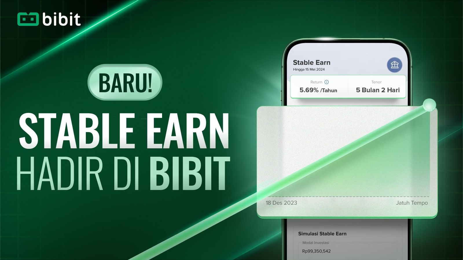 Stable Earn Hadir di Bibit.id, Tawarkan Return Stabil dan Dijamin Negara