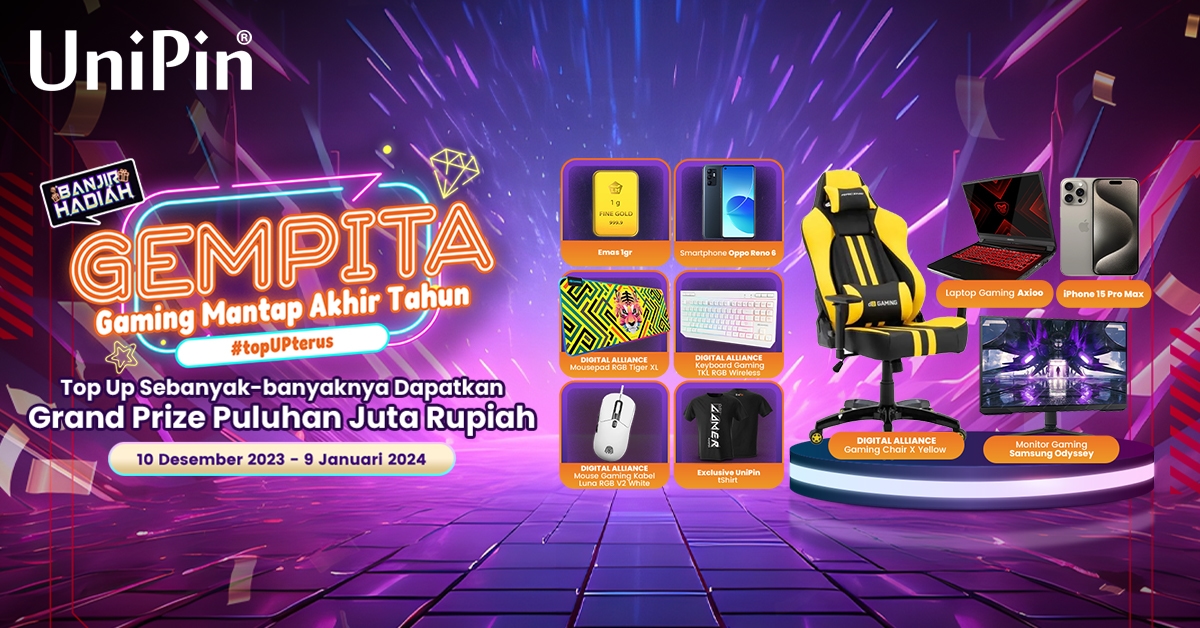 Libur Nataru 2023, UniPin Hadirkan Promo Spesial Bagi Para Gamers