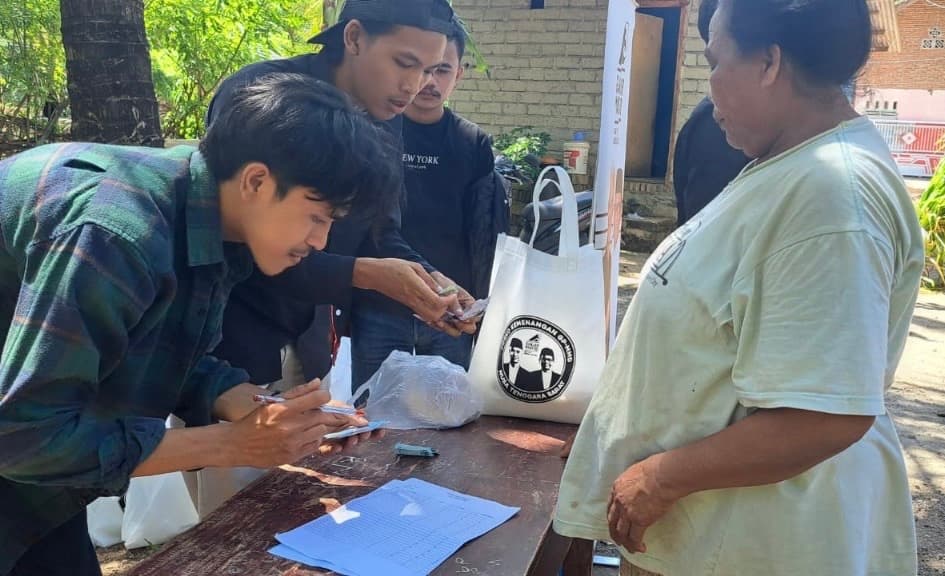 Relawan GAMA Gelar Sosialisasi dan Bazar Beras Murah di Lombok Tengah NTB