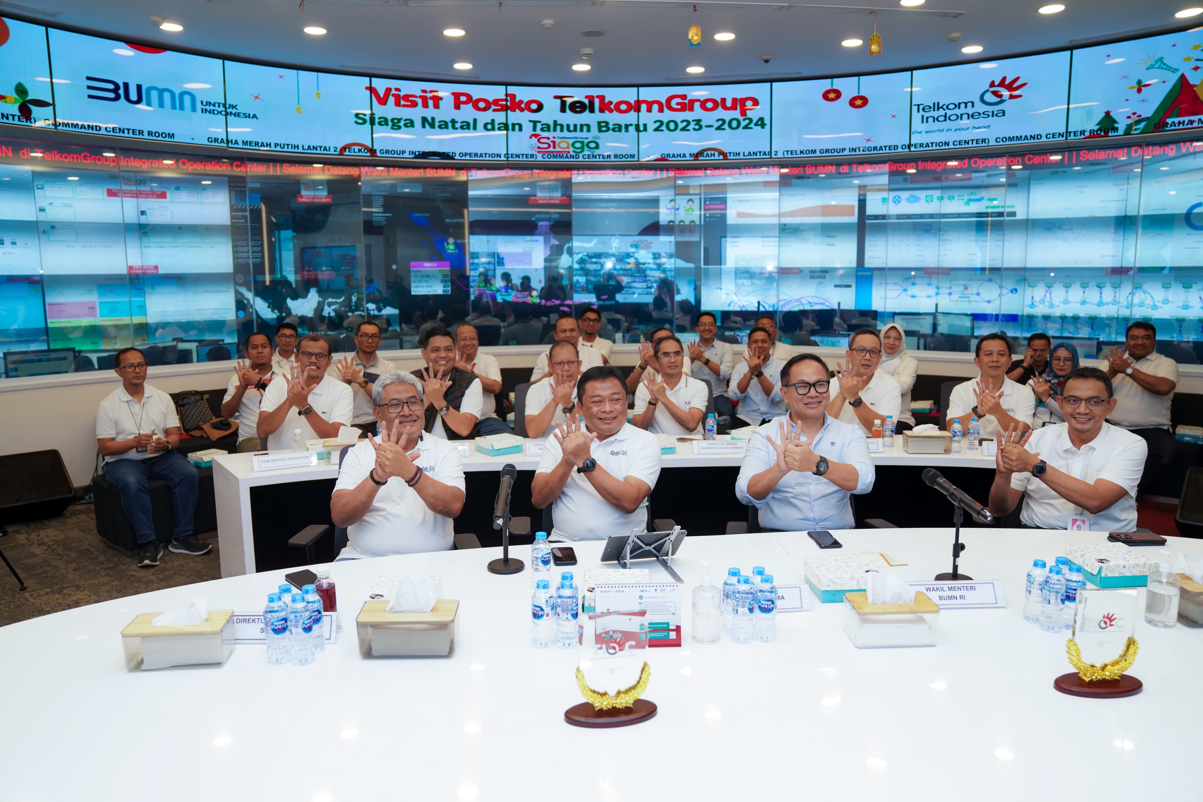 WamenBUMN: Kapasitas Telkom Naik Jadi 28 Tbps Guna Antisipasi Lonjakan Trafik Telekomunikasi di Nataru 2024