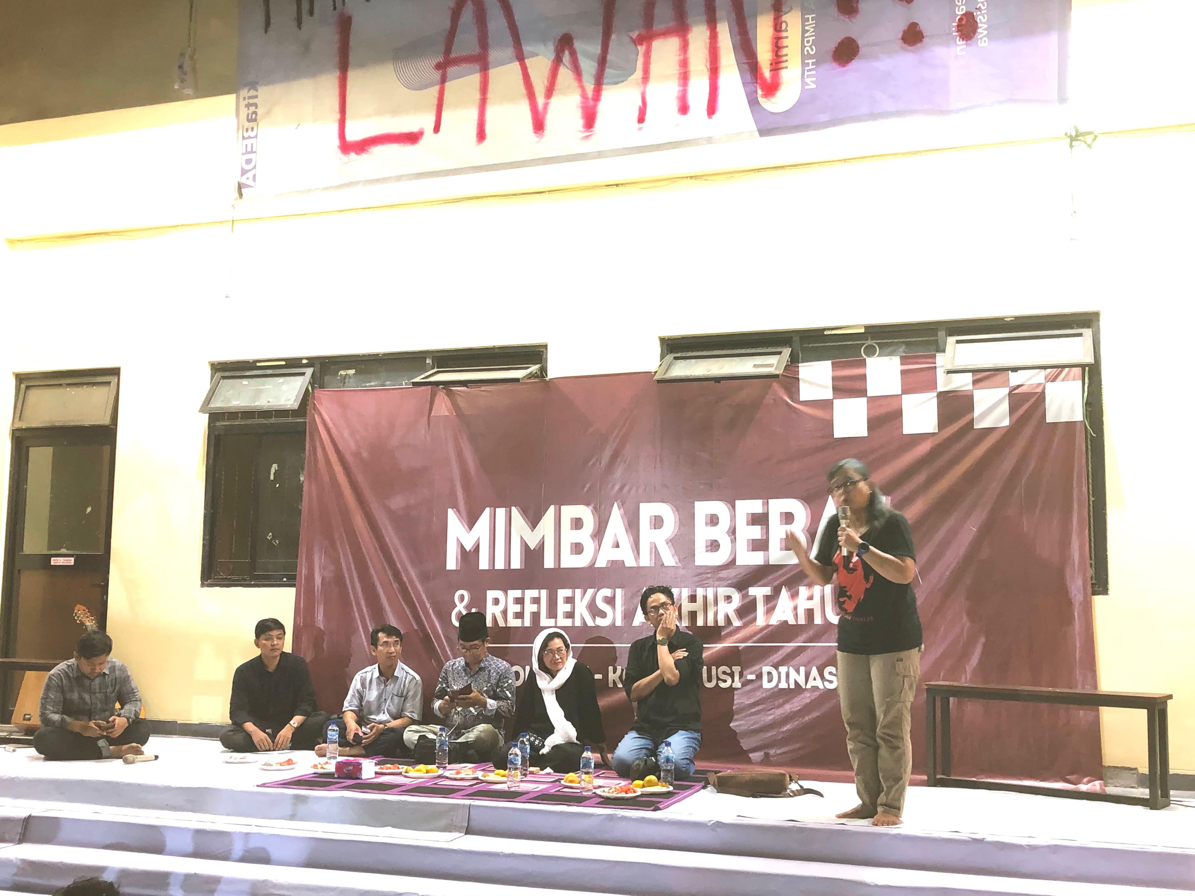 Sejumlah Aktivis dan Tokoh Hadiri Gelar Mimbar Bebas UIN Jakarta