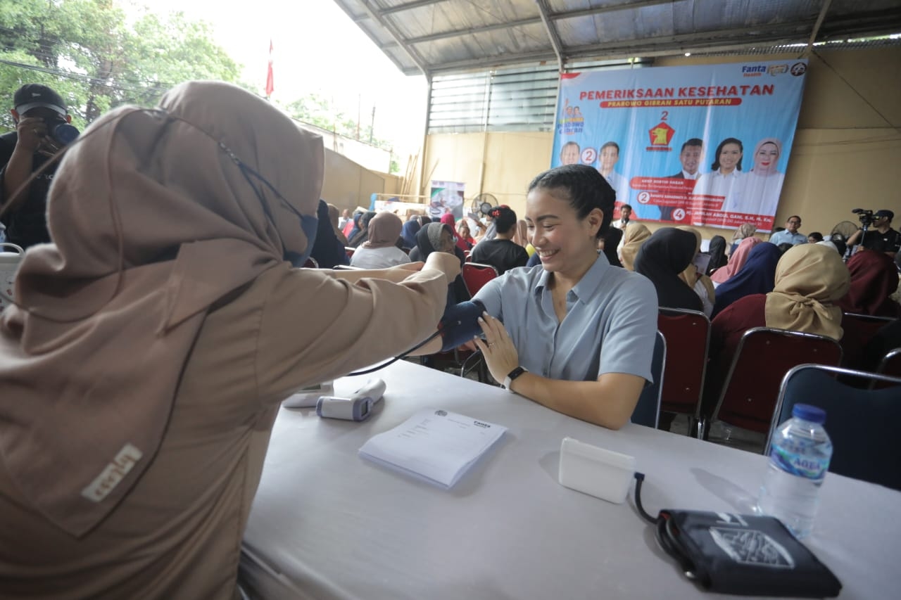 Jalankan Visi Misi Prabowo-Gibran, TKN Lakukan Pemeriksaan Kesehatan Gratis untuk Masyarakat