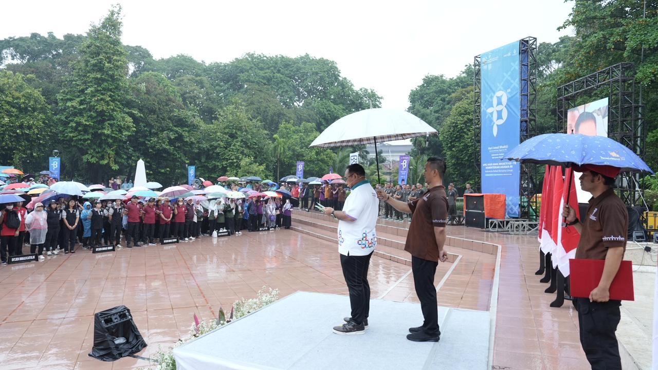 Apel HAB ke-78, Menag Yaqut Ingatkan ASN Kemenag Melayani dengan Hati dan Jaga Netralitas