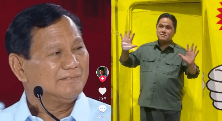 Diserang Anies, Erick Thohir Bela Prabowo Subianto