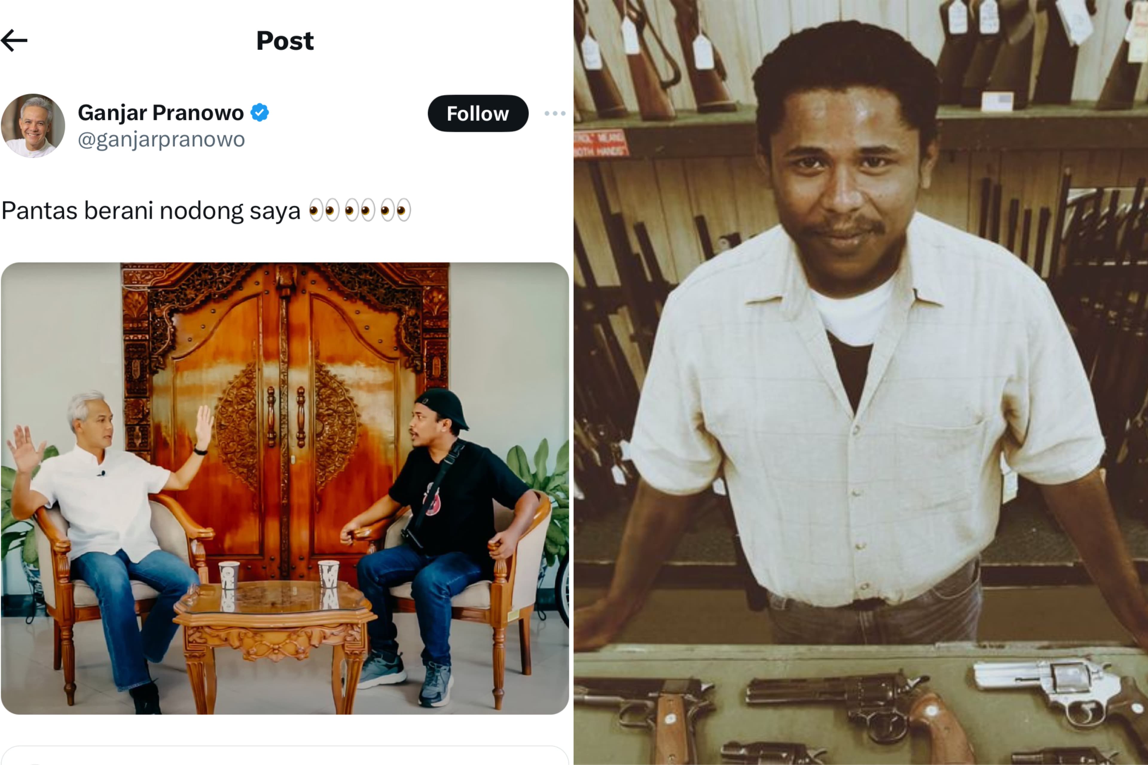 Mengenal Arti Mamat Gunshop, Viral di Medsos hingga Dinotice Ganjar Pranowo