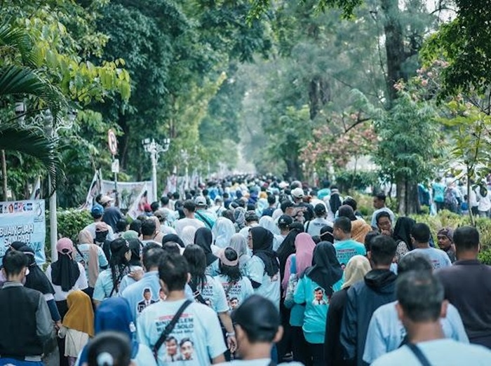 Gelar Gemoy Fun Walk, Gerakan Moral Pemilih Pandai Relawan KGG Serukan Bernatas Stunting