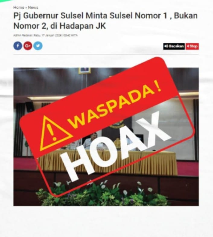 Soal Pj Gubernur Minta Sulsel Nomor Satu Bukan Dua, Kabid Humas: Ini Murni Budidaya Pisang Cavendish