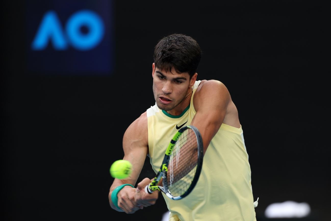 Australia Terbuka: Carlos Alcaraz dan Medvedev Melaju, Svitolina Mundur di Tengah Laga