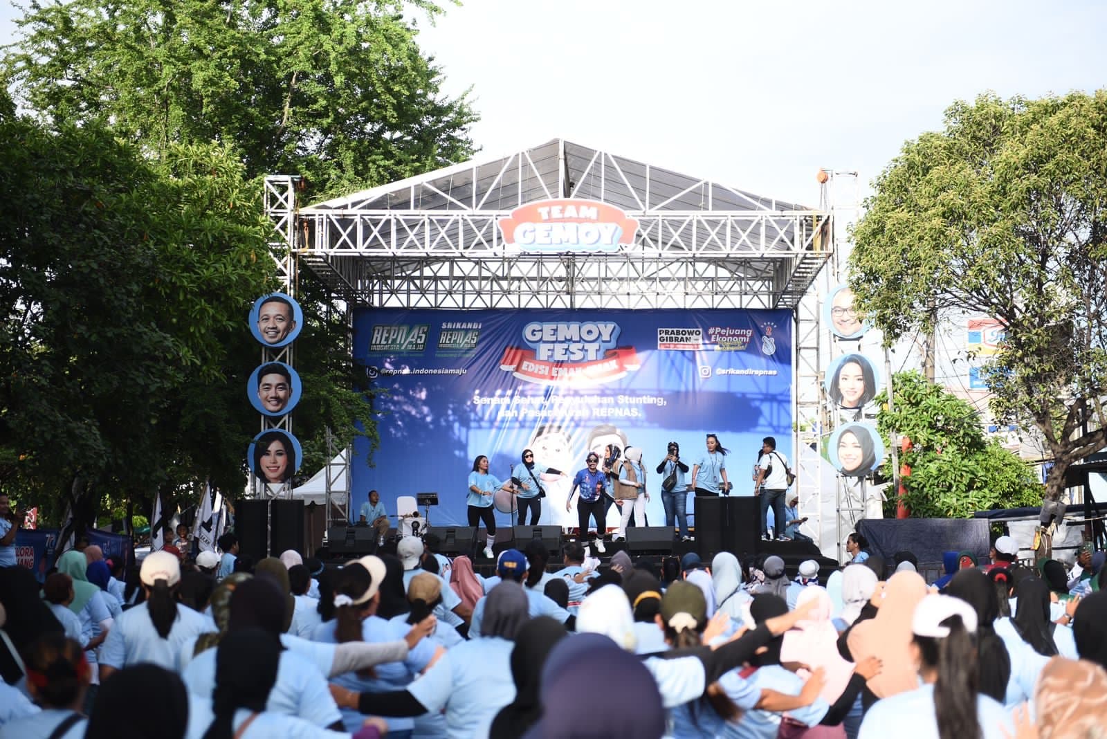 Gemoy Fest Edisi Emak Emak by Srikandi Repnas Dihadiri 3.000 Ibu-ibu