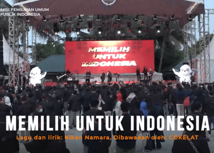 Lirik dan Chord Lagu Jingle Pemilu 2024 'Memilih untuk Indonesia' Ciptaan Kikan Cokelat, Lengkap Beserta Link Download