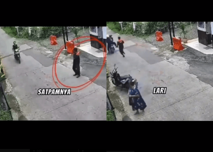 Viral! Video Satpam Berhasil Gagalkan Pencurian Motor, Netizen Beri Pujian: Salut Pak