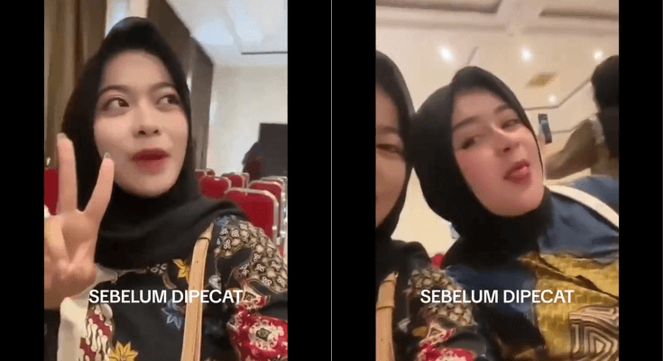 VIRAL VIDEO Anggota KPPS Dipecat di Pangandaran Berpose Dua Jari dan Sebut Prabowo, Netizen: Minimal Paham Tugasnya!
