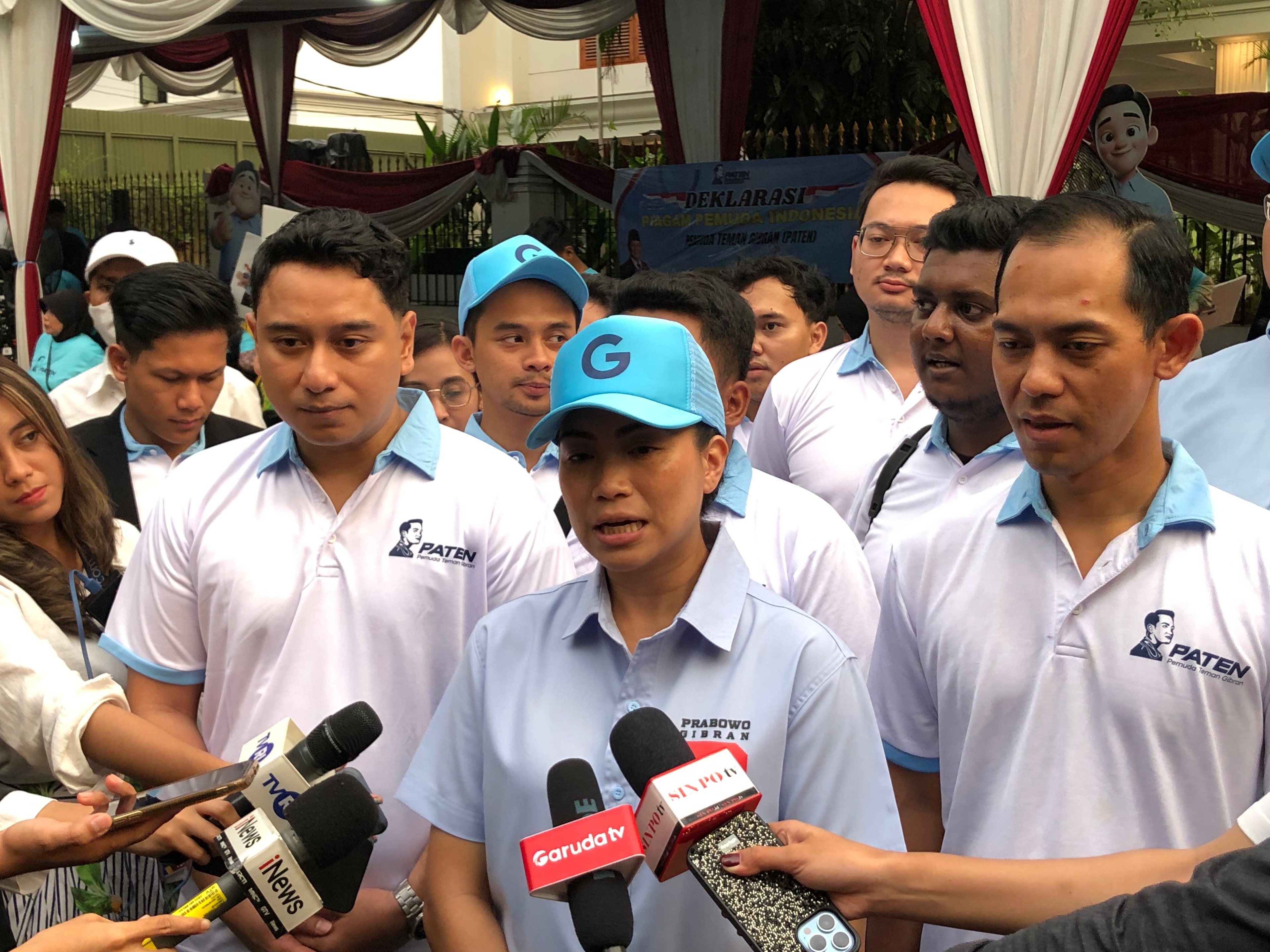 Prabowo-Gibran Buka Ruang Kepemimpinan Anak Muda, Paten Siap Berjuang untuk Menangkan Satu Putaran