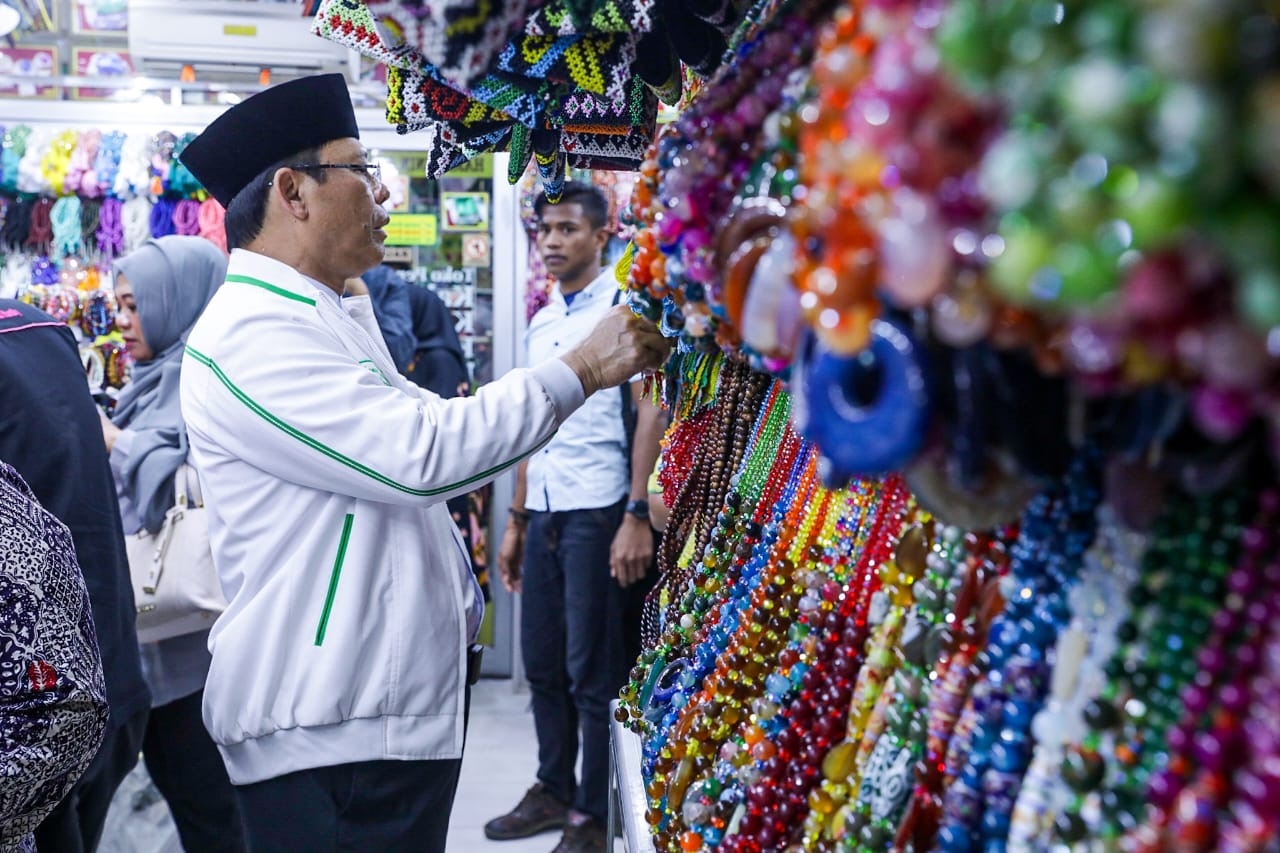 Cerita Mardiono ke Pasar Martapura Kalsel Temui Pedagang hingga Tukang Becak