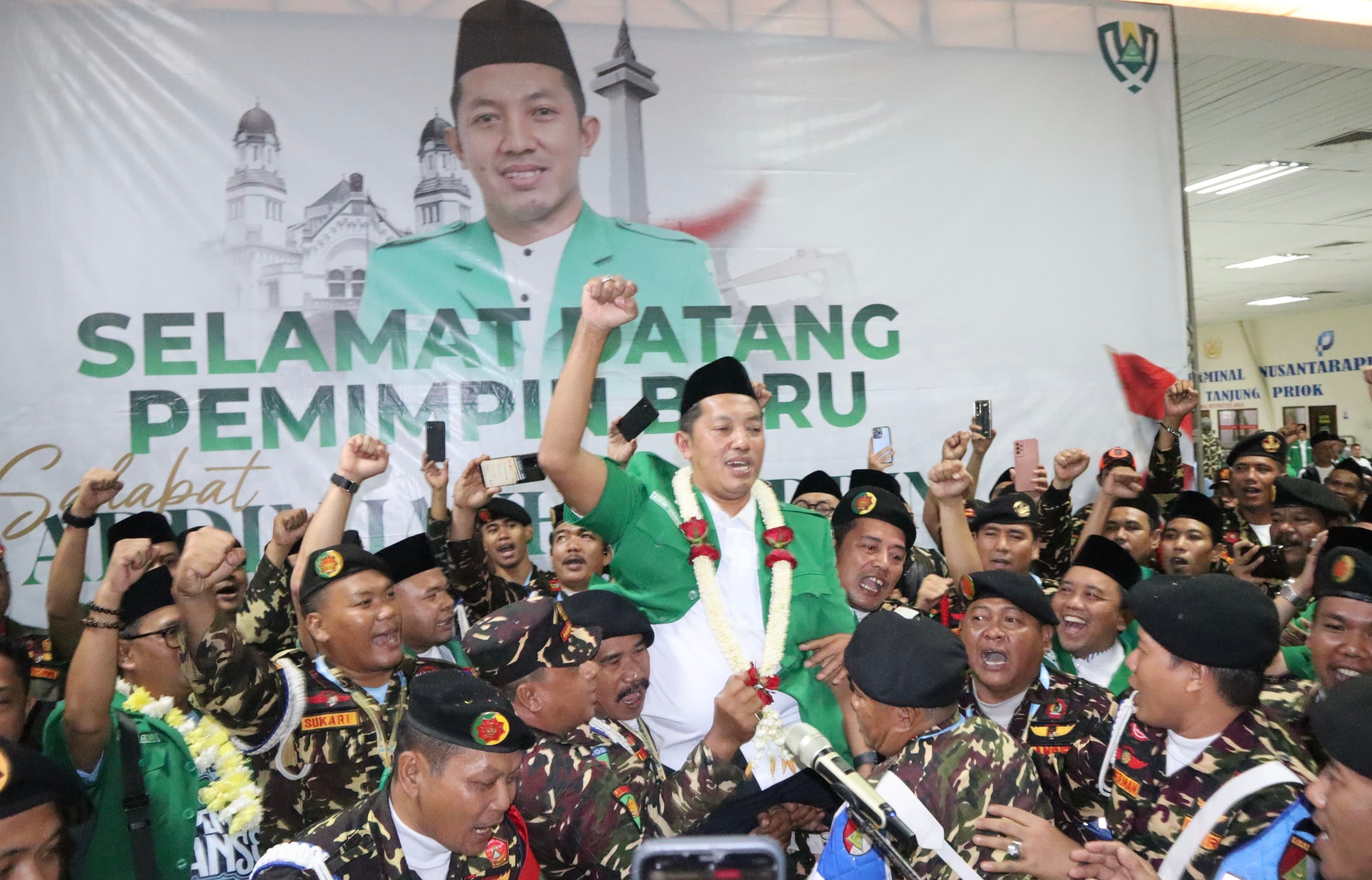 Beri Selamat ke Addin Jauharudin, Jokowi Percaya GP Ansor Tetap Jadi Simpul Perekat Bangsa